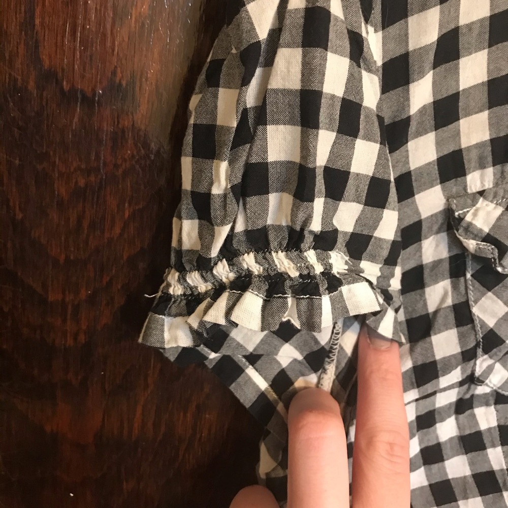 B&W gingham button up - Picture 5 of 5